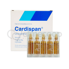 cardispan levocarnitina caja x 5 amp