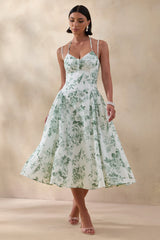 ECM_HR_CL136497383 - Audrey | Green Floral Print Sweetheart-Neck Midi Dress With Ruching Detail 03.jpg