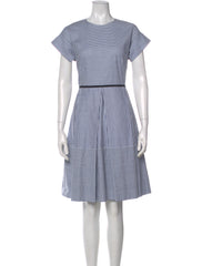 Les Copains Striped Knee-Length Dress - Blue Dresses, Clothing - WLB29904