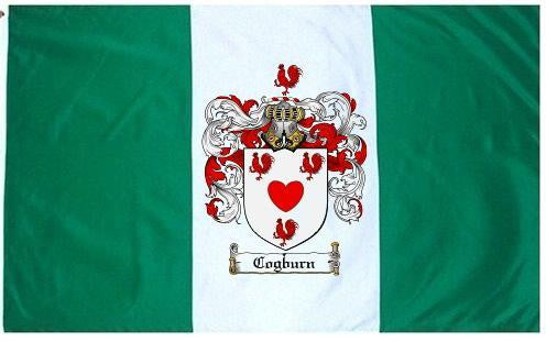 Cogburn family crest coat of arms flag
