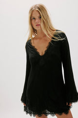 Long Sleeve Black Dresses
