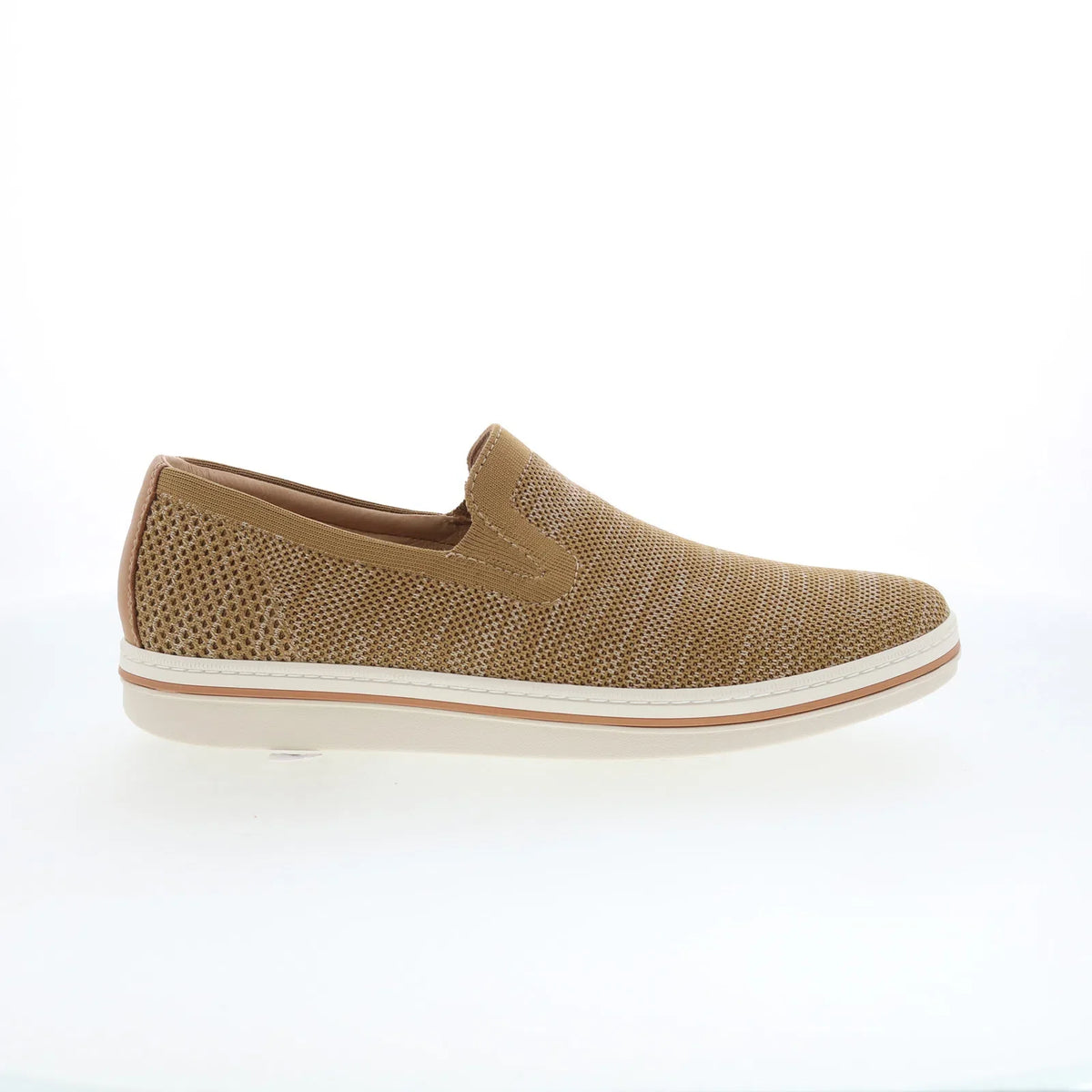 Johnston & Murphy 25-3636 Mens Brown Mesh Slip On Lifestyle Sneakers Shoes