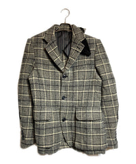 [Pre-owned] 10 corso como COMME des GARCONS Elbow Patch Wool Check Tailored Jacket
