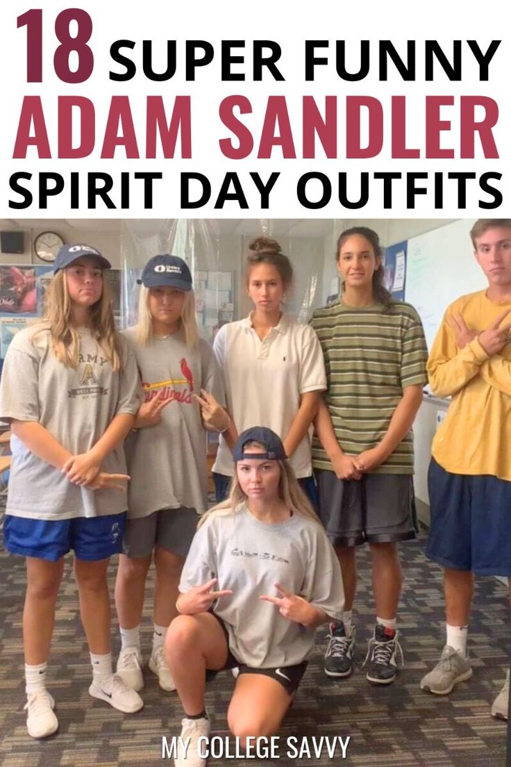 18 Outfit Ideas For Adam Sandler Day At School