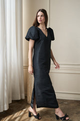 Kendra Bubble Sleeve Maxi Dress