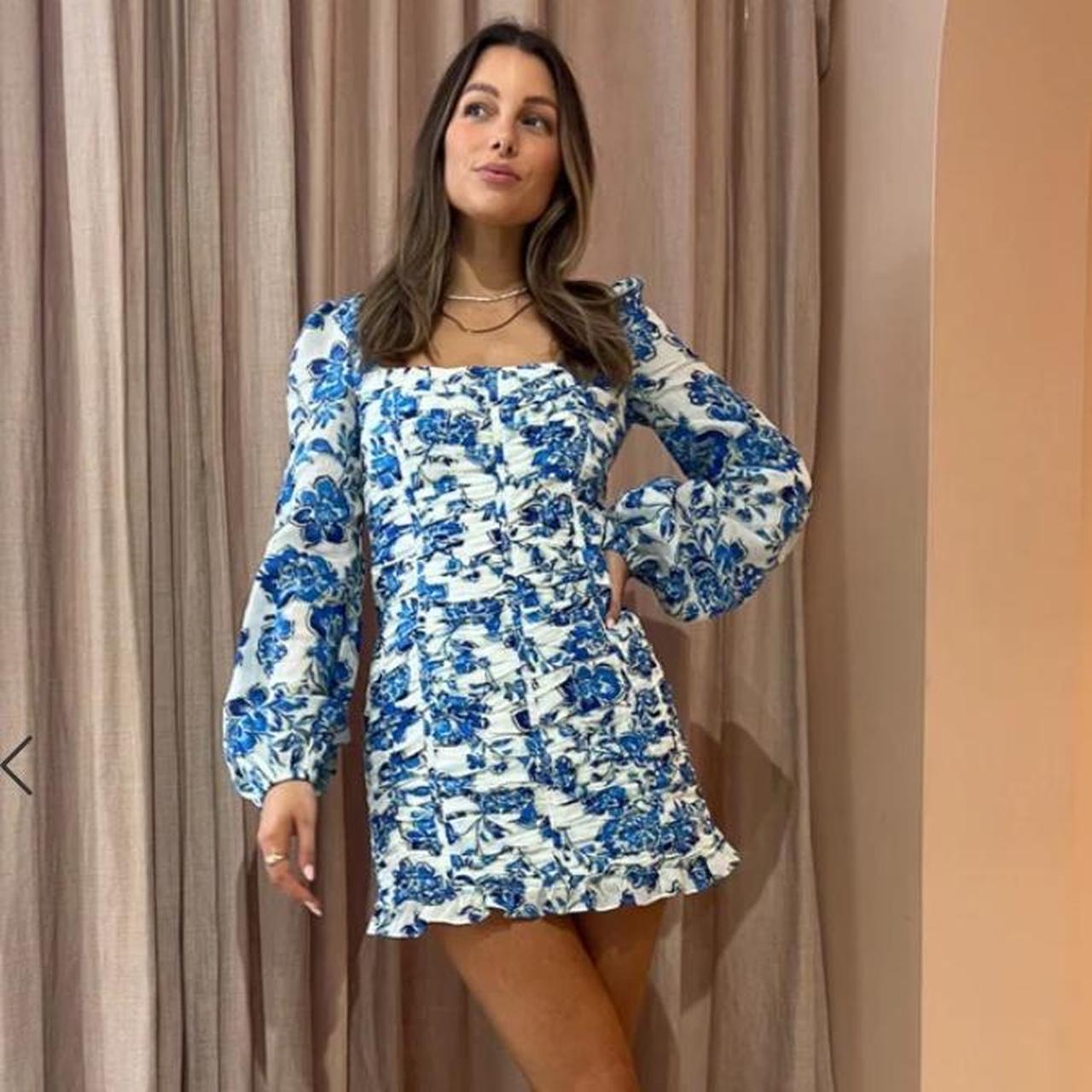 Coco & Lola Issy Reign Dress in Bluebells Size