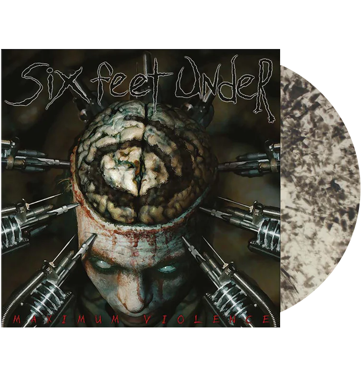 SIX FEET UNDER - 'Maximum Violence' LP (Clear/Black Dust)
