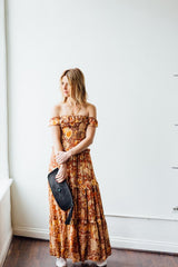 SPELL & THE GYPSY COLLECTIVE Amethyst Shirred Sundress - Amber