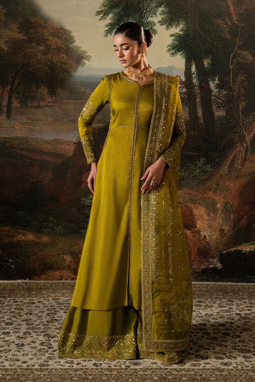 Casual Simple Mehndi Dresses NAQSHI For Mehndi Dresses – Stunning Mehndi Looks Shop Today