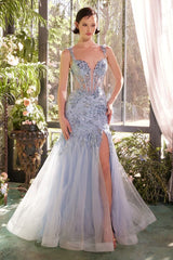 CAITLIN Corset Back Trumpet Prom & Formal Dress in Australia | One Honey Boutique