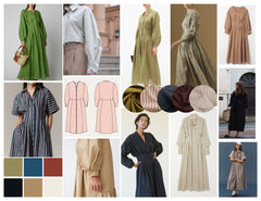 Introducing the Brom Pleated Sleeve Shirt Dress Pattern