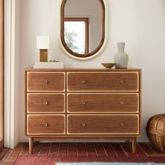 Emma Chamberlain Two-Tone 6-Drawer Dresser (50")