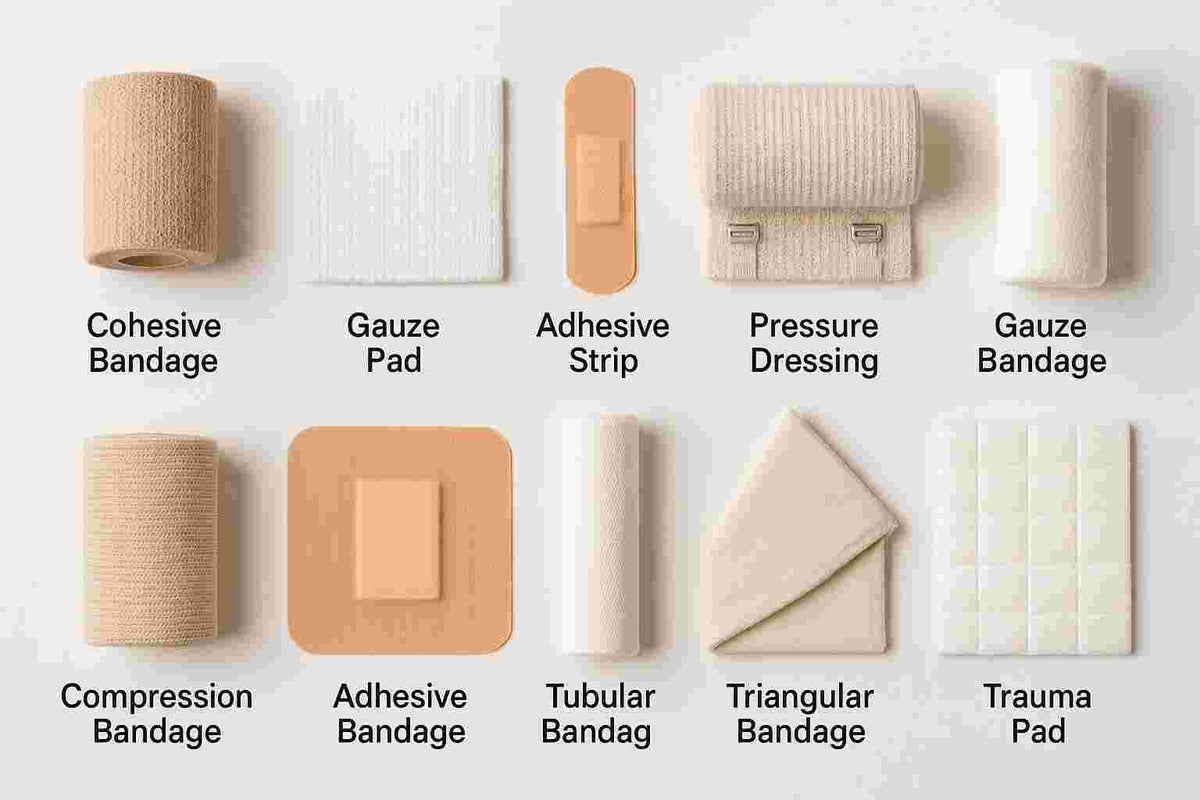 Bandages: Types, Uses & First Aid Wound Care Guide