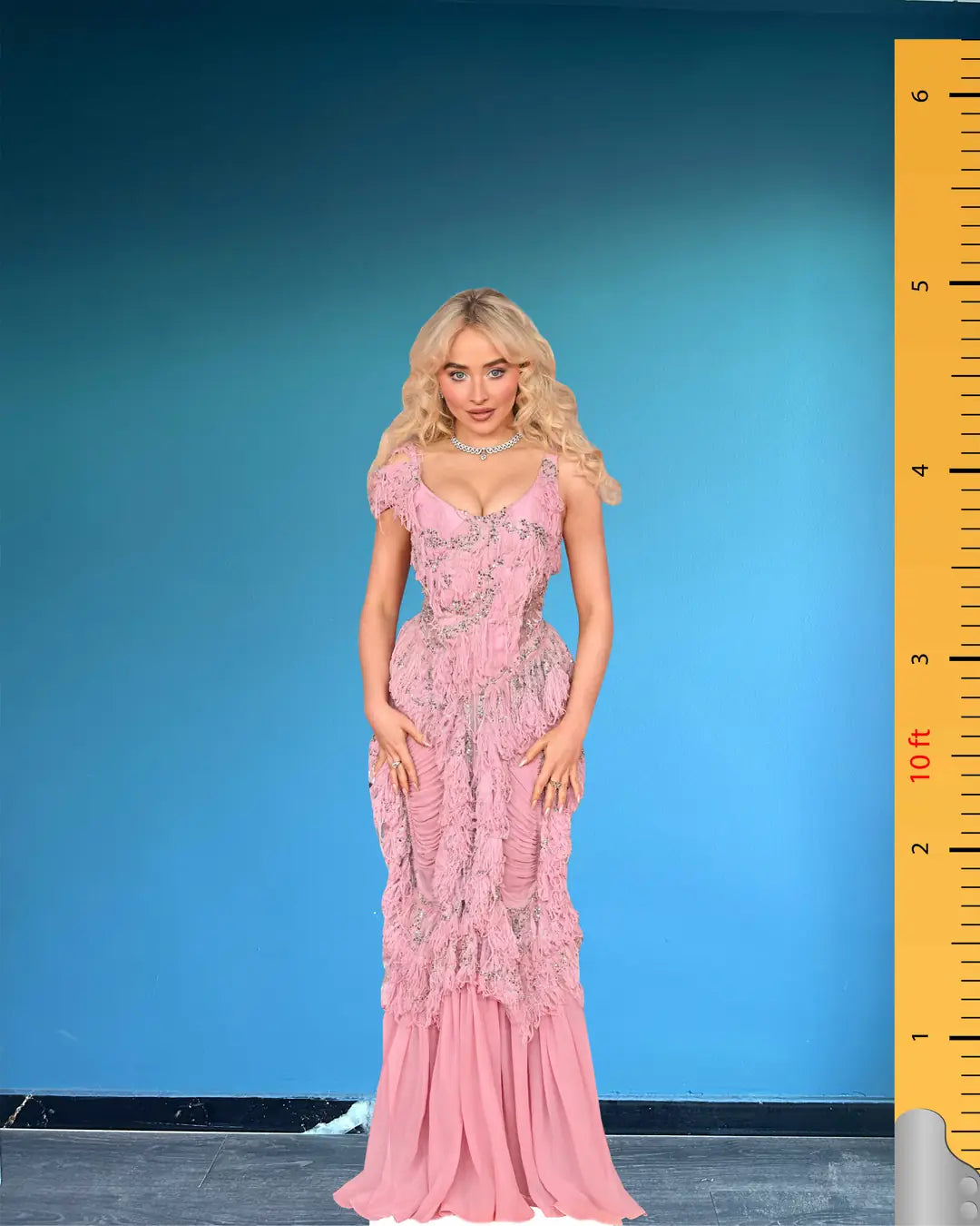 Sabrina Carpenter Life size Cardboard Cutout Model – 2025 BRIT Awards Edition🎤