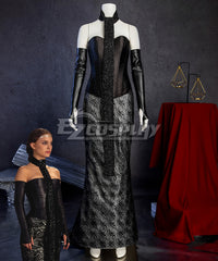 Star Wars Padme Amidala Black Corset Dress Cosplay Costume