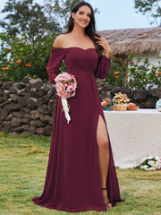 Burgundy Red Winter Bridesmaid Dresses Stunning Burgundy Bridesmaid Dresses With Sleeves: Comfort Meets Elegance AAUBlog